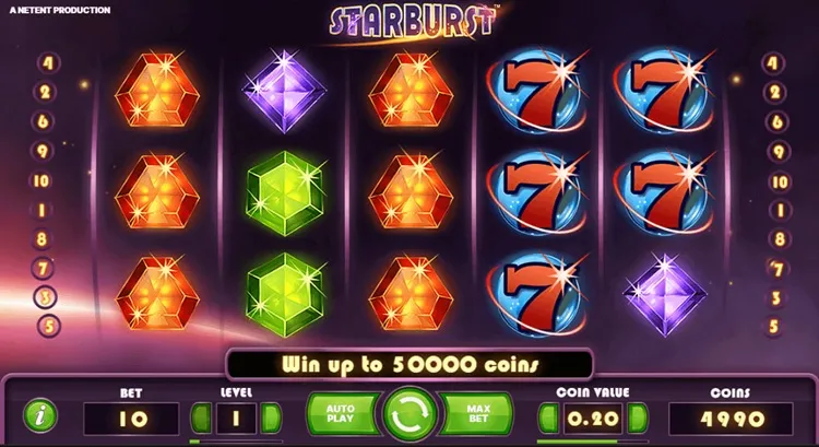 Starburst Slot by NetEnt